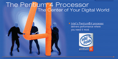 《图一 Pentium 4得核心为全新设计的架构》