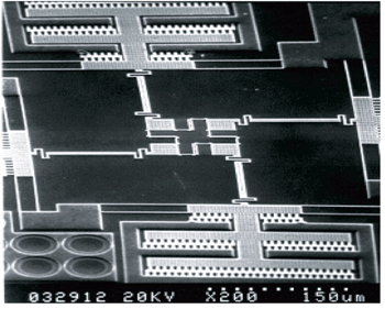 《图八 CMOS-MEMS扭转式光学微结构之设计和制造》