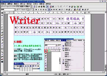《圖六　OpenOffice.org的操作介面》