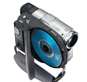 《图二 内建DVD刻录器的数字摄影机》