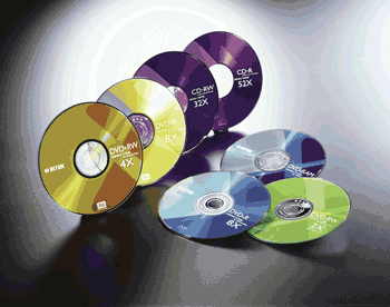《圖二　錸德全系列光碟產品線齊全》
