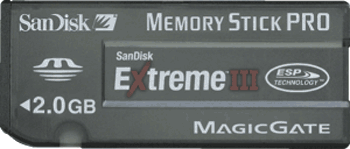 《圖五　Extreme III Memory Stick Pro》