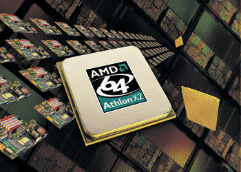 《图一 AMD于2003年以Athlon 64率先引爆PC的64-bit热潮，2005年则以Athlon 64 X2率先引爆PC的Dual-Core热潮。》