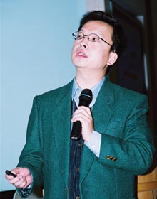 《圖三　工業技術研究院鋰離子電池計畫經理陳金銘》