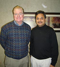 《圖六　左: Inapac總裁暨執行長Richard Egan；右: Inapac行銷副總裁Naresh Baliga》