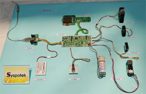 《圖十　思柏科技所設計的控制電路，其所對應的許多零組件皆須另行設計生產。》