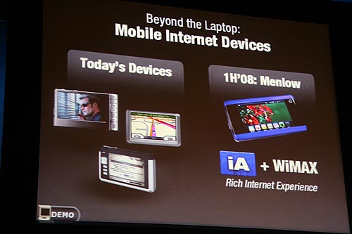 《图八 除了NB之外，MID将是明年英特尔主攻的一项产品。这个定位介于PC手机之间的新产品，是英特尔未来的主力。》