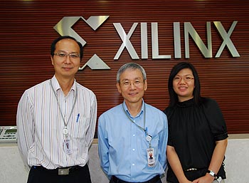 《图十一 全球第一的可编成芯片设计解决方案供货商Xilinx，也看好新加坡优越的地理环位置与经济环境，在当地成立了营运中心，负责整个亚洲的技术支持和研发。》