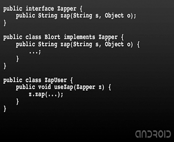 《圖四　Android採行與Java類似的語法》