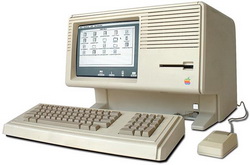 《圖四　1983年推出，具備GUI圖形化使用者介面的個人電腦：Apple Lisa。》