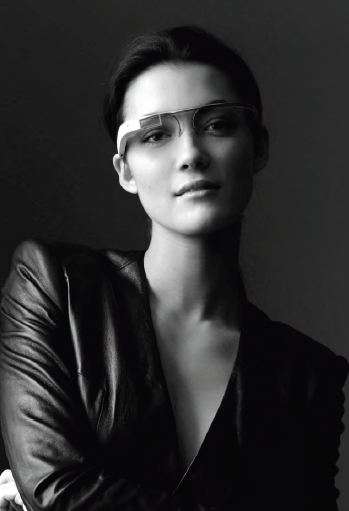 圖三 :  Google智慧型眼鏡 (Source: Google)