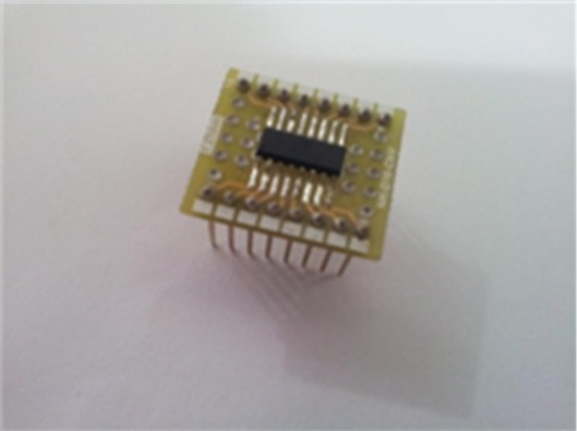 图十一 : UART-SPI HT45B0F芯片