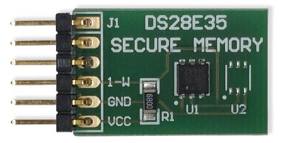 图二 : Maxim的DS28E35 DeepCover Secure Authenticator能为各种类型的应用提供高防护力的密码验证机制，其中包括医学感测器、工业可程式逻辑控制器（PLC）模组、以及各种消费装置。