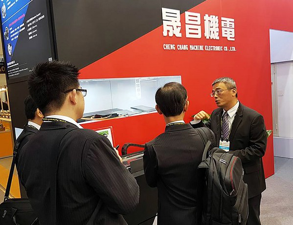 图6 : 晟昌机电总经理彭昭群不排除推出电动车自有品牌。 （图片来源：晟昌）