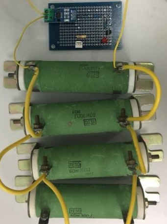 圖9 : 模擬蓄電池充電電流的電流感測模組