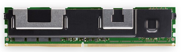 图4 : 「Intel Optane DC persistent memory」采用RAM的DDR4的插槽规格，可以插进主机板的RAM槽中。