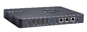 圖一 : 艾訊4K超薄數位電子看板播放器DSP600-211擁有4組HDMI 2.0顯示介面
