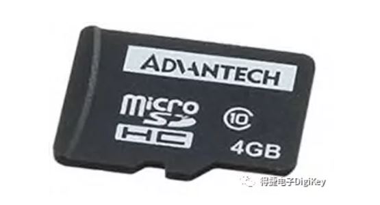 圖7 : Advantech的SQF-MSDM1-4G-21CSQFlash microSD卡記憶體容量達4GB，速度等級為高端Class 10。（source：Advantech Corp）
