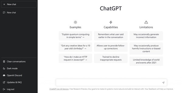 圖四 : AI聊天機器人ChatGPT在全球掀起風潮。(Source：OpenAI)