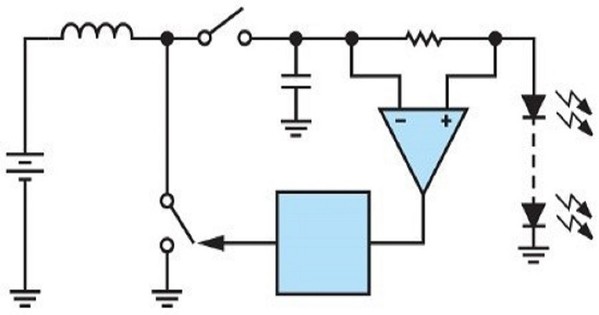 图三 : 升压转换器