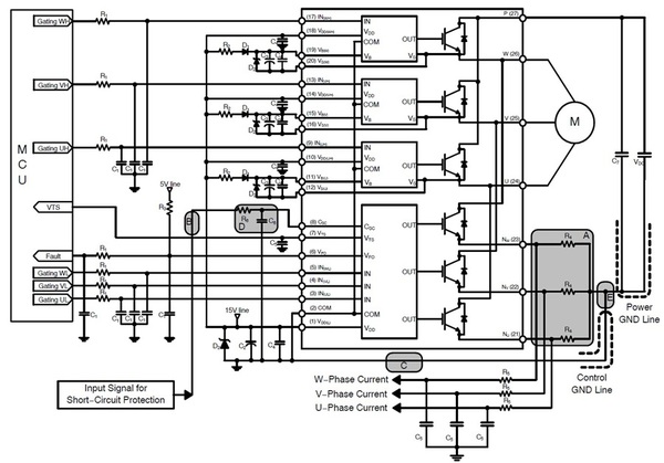 图七 : 650V ASPM27系列应用电路图