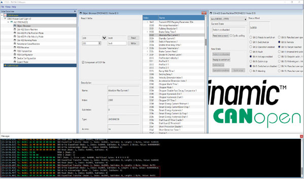 图四 : CANopen IDE整合开发介面