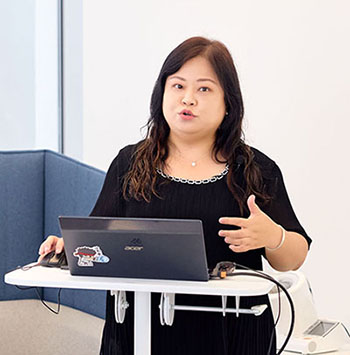 圖三 :  Cadence資深應用工程經理Angel Lai。