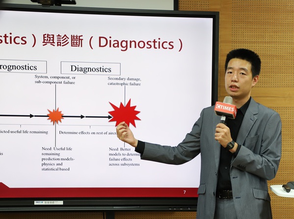 圖一 : 本次講座邀請機智雲研發長許驥探究如何以PHM技術結合數據及現場工況發揮實質管控成效。（攝影／王岫晨）