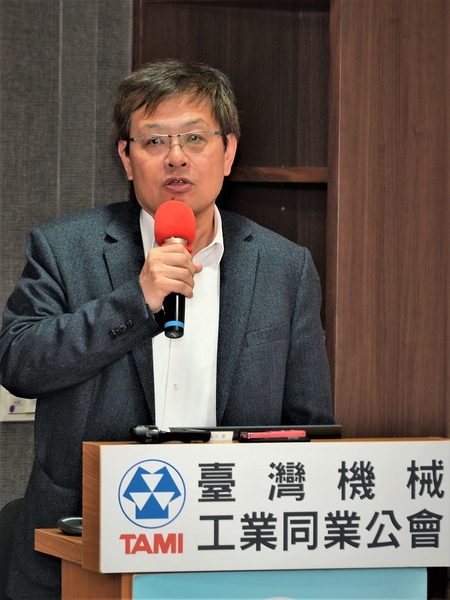 圖二 : 東元電機公司技術長饒達仁。(攝影：陳念舜)