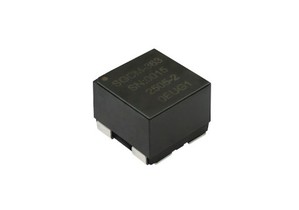 图一 : 新型航太表面贴装共模扼流圈SGCM05339采用坚固的奈米晶磁芯和包覆成型的加强结构，可在严苛环境下可靠运作。