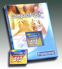 創見512MB Compact Flash Card