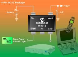 Microchip TC1016 電壓調整器