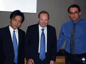 正文科技总经理陈鸿文（左）,京润科技主席Ralph Ungermann（中）,GIPS亚太区总经理John Fargis
