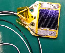 福衛三號中士林電機/永炬光電製造的太陽感測器。( Source: NSPO)