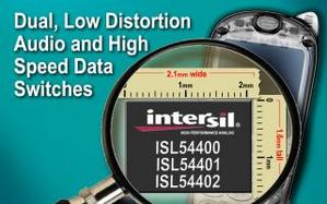 Intersil ISL54400/01/02音頻/數據開關 BigPic:320x200