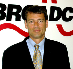 Broadcom无线局域网络事业部副总裁暨总经理Michael Hurlston BigPic:600x565