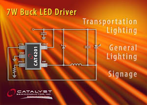 高效率7W降压式LED驱动器