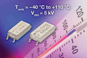 Vishay将光耦合器的温度范围扩展到+110ºC