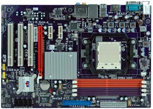 精英计算机发表的最新AMD平台的A770M-A主板（来源：厂商）