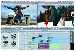 苹果发表Final Cut Express 4，全新Final Cut Express支持AVCHD，并且整合iMovie ‘08（来源：厂商）