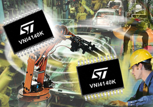 ST推出VIPower智能型电源开关系列新产品