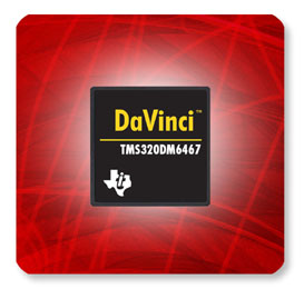 TI發表採用最新DaVinci技術的數位媒體處理器