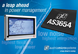 奥地利微电子AS3654电源管理产品