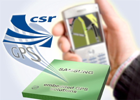 CSR与三星共同推出低成本行动装置GPS模块