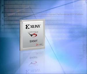 赛灵思的全系列 Virtex-5 SXT 组件已进入量产阶段（来源：厂商）