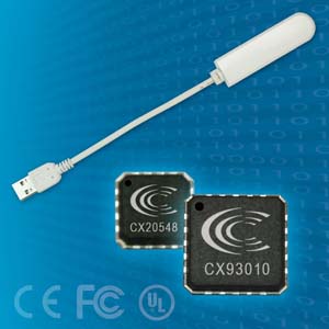 科胜讯推出已预先通过认证的外接式V.92 USB调制解调器平台（来源：厂商）