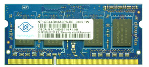南亚科技1066MHz DDR3 So-DIMM笔记型记忆模块