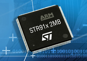ST推出高容量内存ARM9标准微控制器
