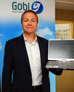 高通無線連接副總裁Greg Raleigh表示，使用者只要能使用內建Gobi晶片的NB，就在全球各地都能使用高速3G網路。