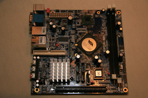 圖為威盛所展示的新一代主機板Mini-ITX 2.0。（Source：HDC）